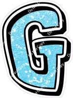 GR 12" Individuals - Baby Blue Sparkle