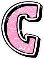 GR 18" Individuals - Baby Pink Sparkle