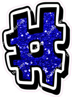 GR 18" Individuals - Blue Sparkle