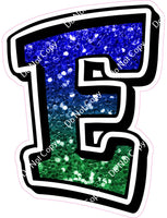 GR 18" Individuals - Blue / Green Ombre Sparkle