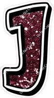 GR 12" Individuals - Burgundy Sparkle