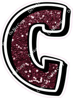 GR 12" Individuals - Burgundy Sparkle