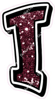 GR 12" Individuals - Burgundy Sparkle