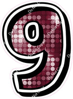 GR 30" Individuals - Burgundy Disco