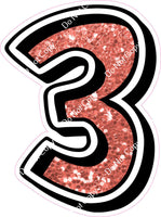 GR 12" Individuals - Coral Sparkle