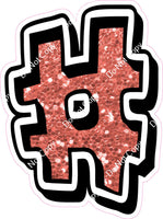 GR 12" Individuals - Coral Sparkle