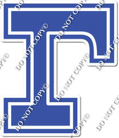 18" Greek Individual Flat Blue - Alphabet Pieces