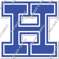 18" Greek Individual Flat Blue - Alphabet Pieces