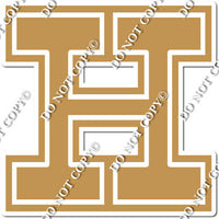 23.5" Greek Individual Flat Gold - Alphabet Pieces