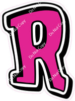 GR 18" Individuals - Flat Hot Pink