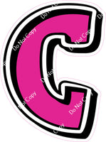 GR 23.5" Individuals - Flat Hot Pink