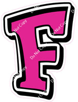 GR 23.5" Individuals - Flat Hot Pink