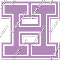 18" Greek Individual Flat Lavender - Alphabet Pieces