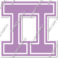 23.5" Greek Individual Flat Lavender - Alphabet Pieces