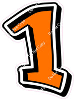 GR 12" Individuals - Flat Orange
