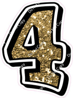 GR 12" Individuals - Gold Sparkle