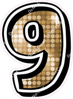GR 23.5" Individuals - Gold Disco