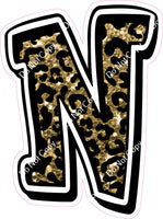 GR 12" Individuals - Gold Leopard Sparkle