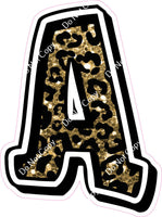 GR 12" Individuals - Gold Leopard Sparkle