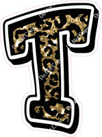 GR 12" Individuals - Gold Leopard Sparkle