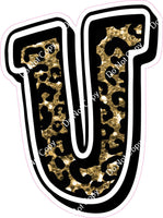 GR 12" Individuals - Gold Leopard Sparkle