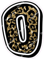 GR 30" Individuals - Gold Leopard Sparkle
