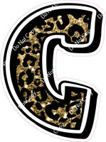 GR 12" Individuals - Gold Leopard Sparkle