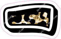 GR 12" Individuals - Gold Leopard Sparkle