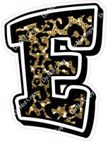 GR 12" Individuals - Gold Leopard Sparkle