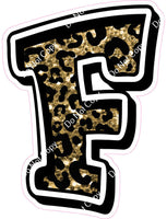 GR 12" Individuals - Gold Leopard Sparkle