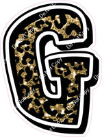 GR 12" Individuals - Gold Leopard Sparkle