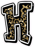 GR 12" Individuals - Gold Leopard Sparkle