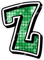 GR 23.5" Individuals - Green Disco