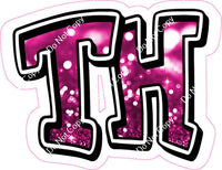 GR 12" Individuals - Hot Pink Bokeh