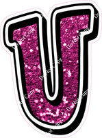 GR 18" Individuals - Hot Pink Sparkle