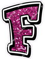 GR 12" Individuals - Hot Pink Sparkle