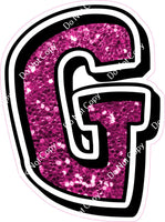 GR 12" Individuals - Hot Pink Sparkle