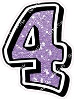 GR 18" Individuals - Lavender Sparkle