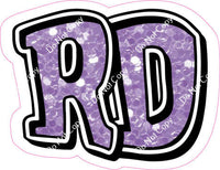 GR 12" Individuals - Lavender Sparkle