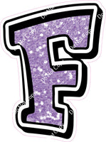 GR 12" Individuals - Lavender Sparkle