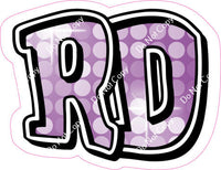 GR 23.5" Individuals - Lavender Disco