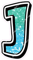 GR 12" Individuals - Mint / Baby Blue Ombre Sparkle