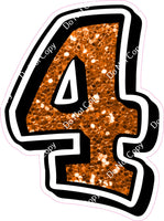 GR 12" Individuals - Orange Sparkle