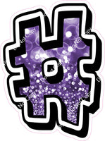 GR 23.5" Individuals - Purple Bokeh