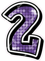 GR 23.5" Individuals - Purple Disco