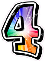 GR 23.5" Individuals - Rainbow Burst