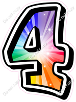GR 30" Individuals - Rainbow Burst