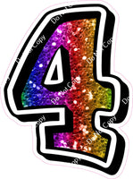 GR 12" Individuals - Rainbow Sparkle
