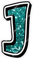 GR 18" Individuals - Teal Sparkle