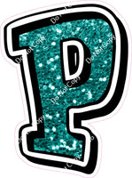 GR 18" Individuals - Teal Sparkle